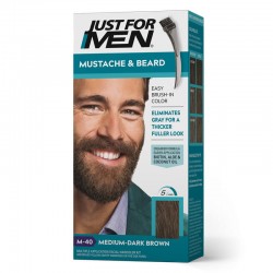 Just for Men szakáll és bajusz színező, közép-sötétbarna M-40 Just for Men szakáll és bajusz színező, közép-sötétbarna M-40