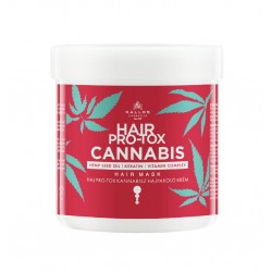 Kallos haj pro-tox kannabisz hajpakoló krém kendermagolajjal, keratinnal és vitamin komplex-szel, 500 ml Kallos haj pro-tox kannabisz hajpakoló krém kendermagolajjal, keratinnal és vitamin komplex-szel, 500 ml