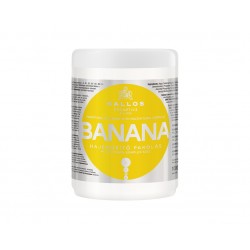 Kallos KJMN hajerősítő banán hajpakolás multivitaminnal, 1 l Kallos KJMN hajerősítő banán hajpakolás multivitaminnal, 1 l