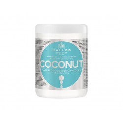 Kallos kókusz tápláló-hajerősítő pakolás kókuszolajjal, 1 l  Kallos kókusz tápláló-hajerősítő pakolás kókuszolajjal, 1 l