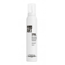 Loreal Professionnel Tecni.Art Hollywood Waves Spiral Queen tápláló hajgöndörító hab, 200 ml Loreal Professionnel Tecni.Art Hollywood Waves Spiral Queen tápláló hajgöndörító hab, 200 ml