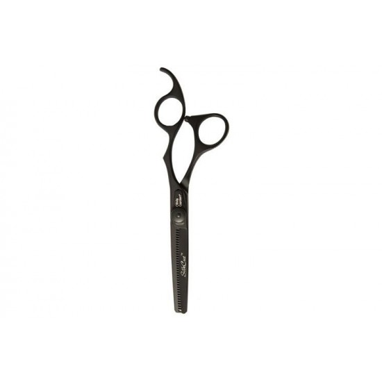 Olivia Garden Silkcut Matt Black ritkító olló, 6,35