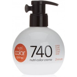 Revlon Nutri Color Creme színező hajpakolás 740 Világos rezes, 270 ml Revlon Nutri Color Creme színező hajpakolás 740 Világos rezes, 270 ml