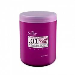 Silky Bleaching Powder White, porzás mentes szőkítőpor, 500 g Silky Bleaching Powder White, porzás mentes szőkítőpor, 500 g