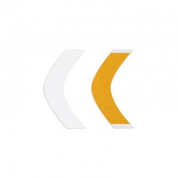 Walker Tape Bumeráng sárga A, kétoldalú paróka ragasztószalag, 36 db Walker Tape Bumeráng sárga A, kétoldalú paróka ragasztószalag, 36 db