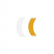 Walker Tape Bumeráng sárga CC, kétoldalú paróka ragasztószalag, 36 db