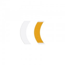 Walker Tape Bumeráng sárga CC, kétoldalú paróka ragasztószalag, 36 db Walker Tape Bumeráng sárga CC, kétoldalú paróka ragasztószalag, 36 db