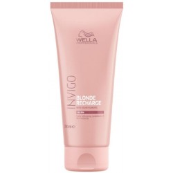 Wella Professionals Invigo Blonde Warm Recharge balzsam meleg szőke árnyalatokhoz, 200 ml Wella Professionals Invigo Blonde Warm Recharge balzsam meleg szőke árnyalatokhoz, 200 ml